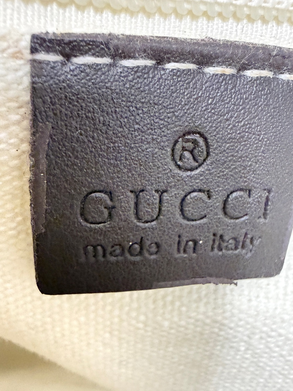 Gucci Beige/Brown GG Canvas Tote with Braided Handles - Picture 15 of 16